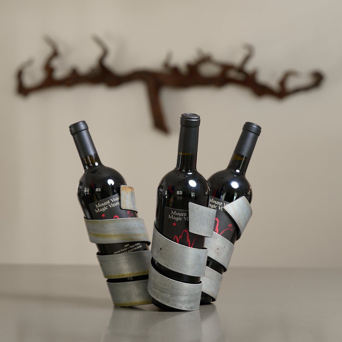 Three-Bottle Wine holder